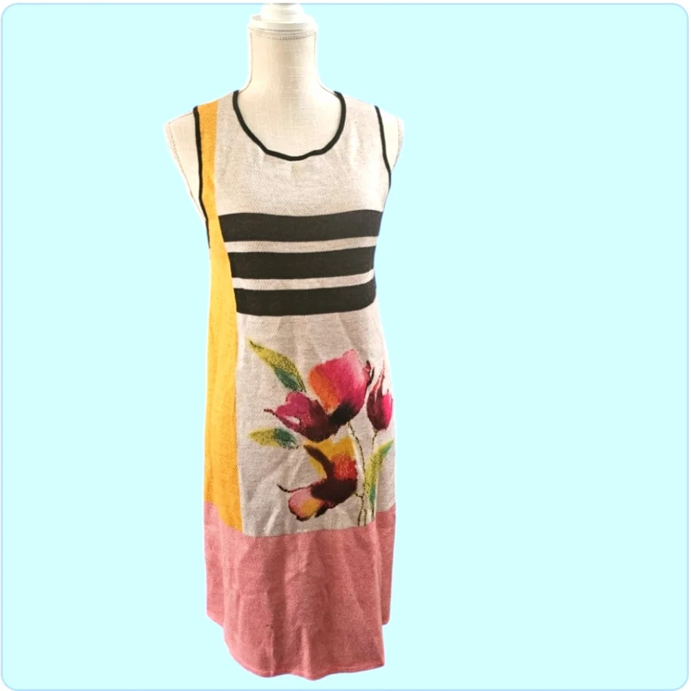 Anthropologie Troubadour Petale Tulip Sweater sleeveless dress medium